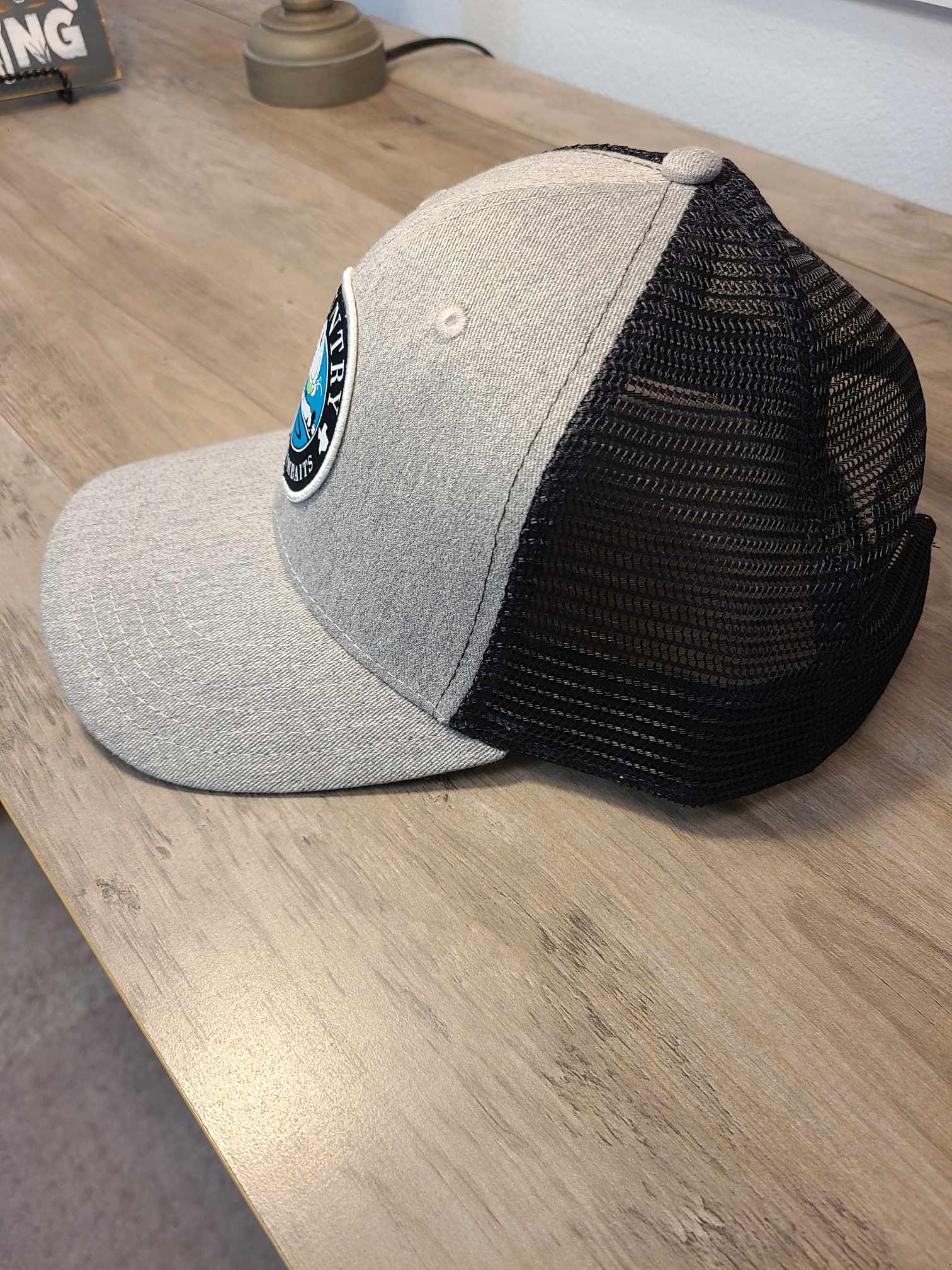 HCSB Hat Panel Mid-Crown Trucker Mesh Snapback Cap